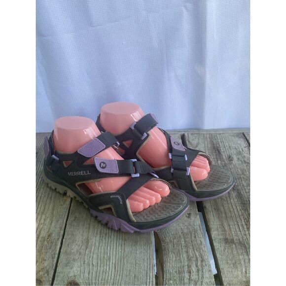 Merrell Tetrex Crest Strap Granite Purple Women Amphibious Shoes Sz 11 - Picture 1 of 10